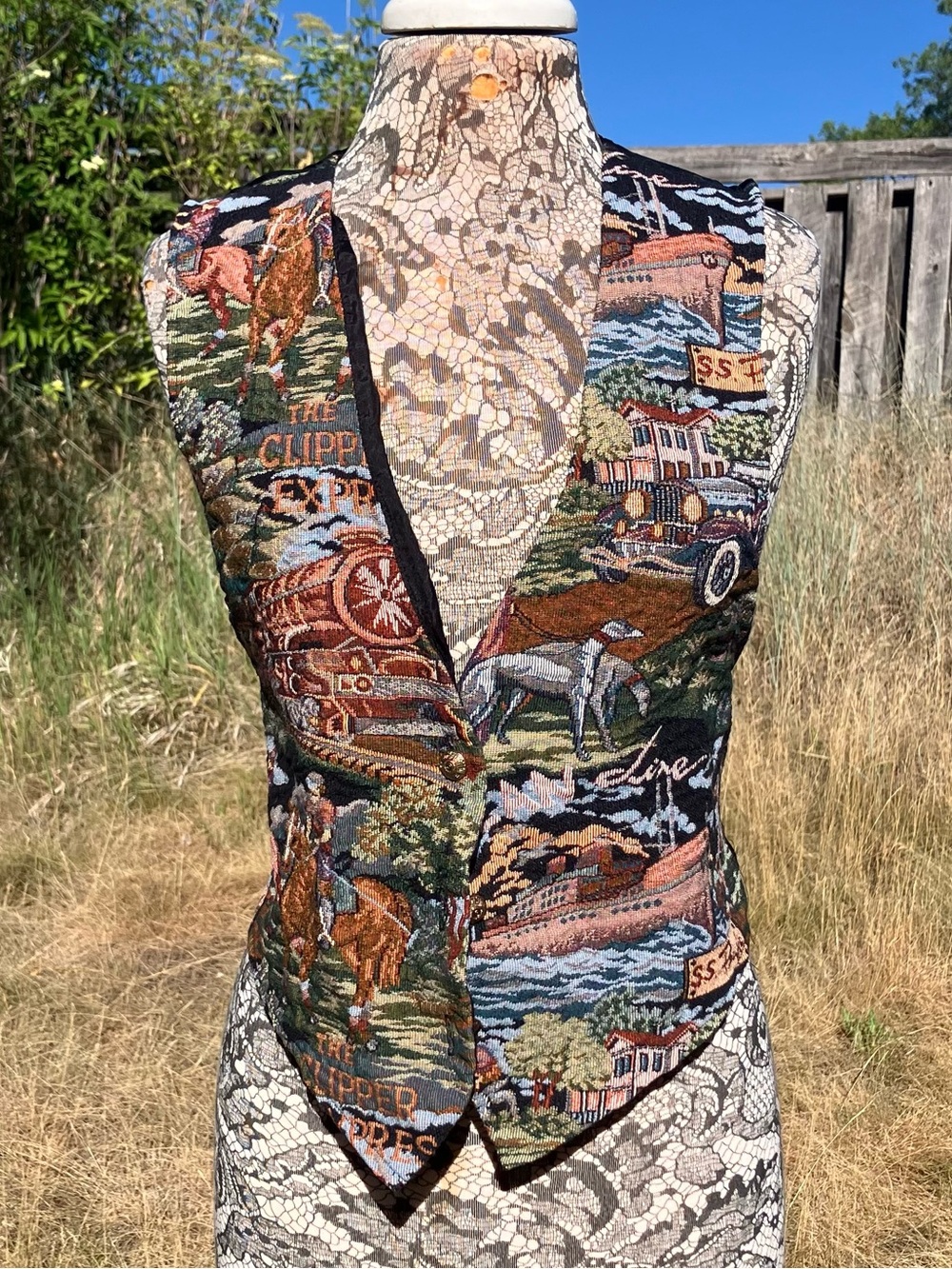 Vintage Tapestry Vest